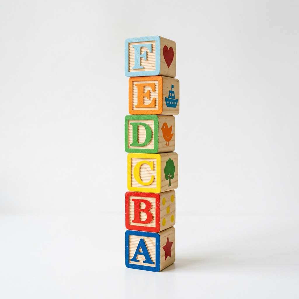 Alphabet Wooden Blocks